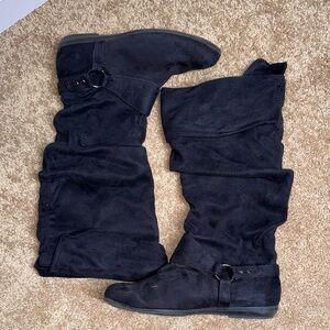Nine West Black Suede Boots